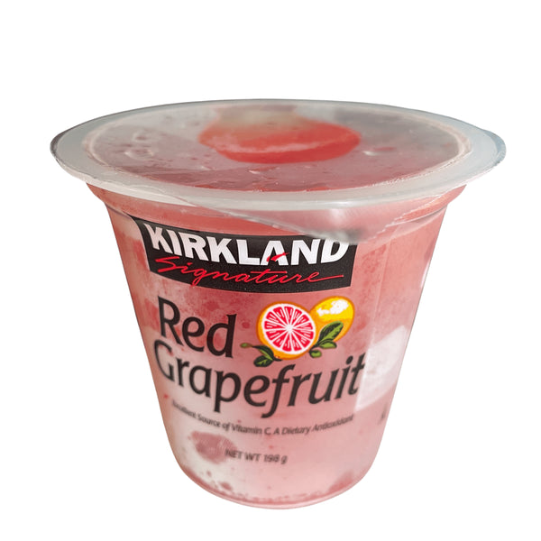 【冷蔵便】KIRKLAND レッドグレープフルーツカップ シラップ漬け - ナショナルマート通販